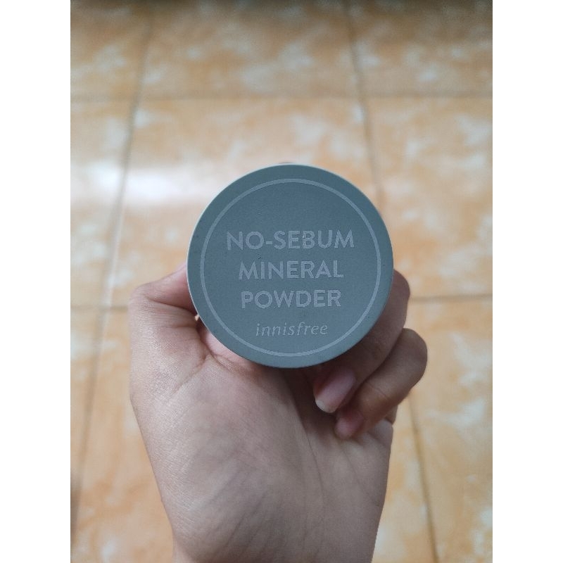 Jual NO-SEBUM MINERAL POWDER Innisfree PRELOVED (Old Packaging ...