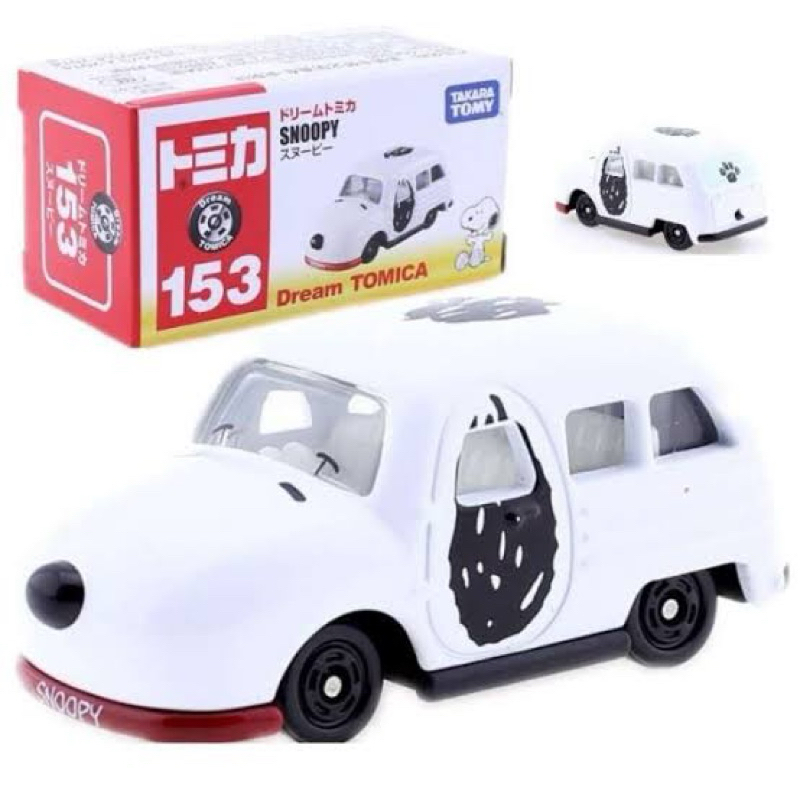 Tomica No. 153 Dream Tomica Snoopy Car – 1:53 Scale Diecast Vehicle, Made In Japan