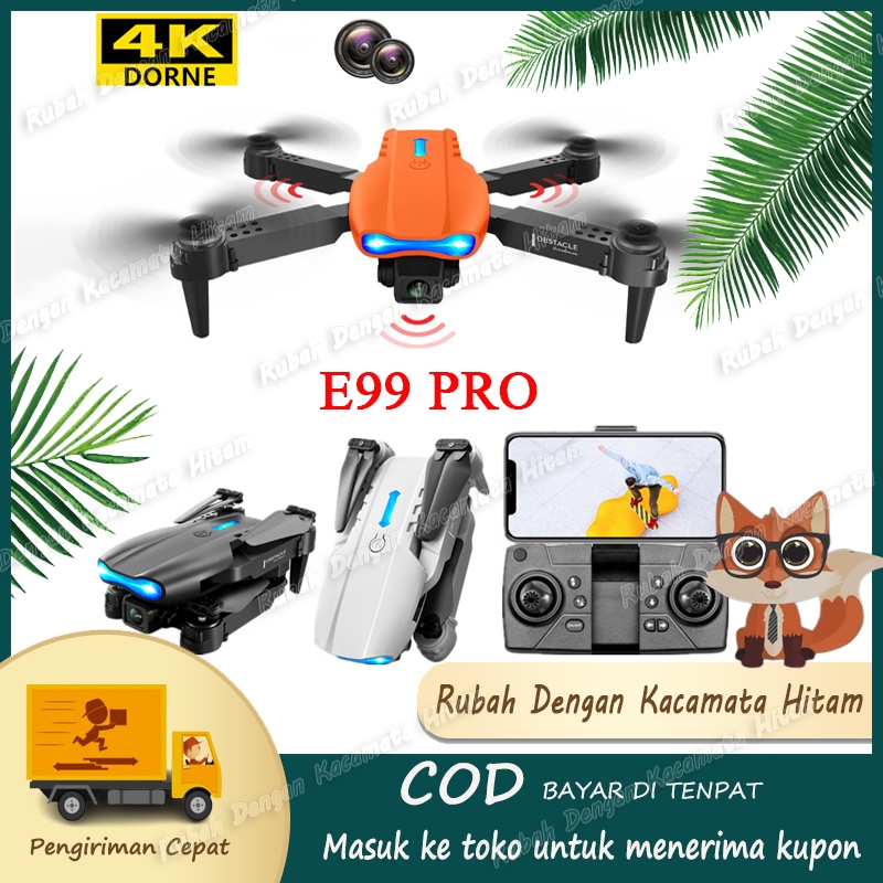 Jual Smart Drone E99 Pro/ K3 4K Dual Kamera HD Drone Mini WiFi FPV ...