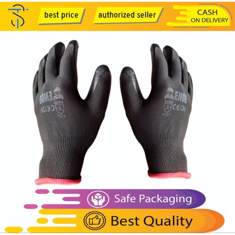 Jual Sarung Tangan Kerja Mekanik / Proyek Safety EN420 EN388 Palm Fit ...