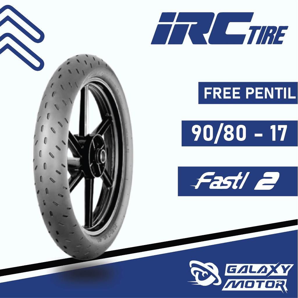 Jual BAN IRC Fasti Pro,Fasti 2 90/80-17 Tubeless Soft Compound Ban Road ...