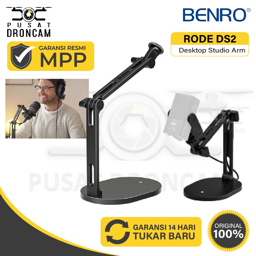 Jual RODE DS2 Desktop Studio Arm for Broadcast Mic DS 2 Original Resmi ...