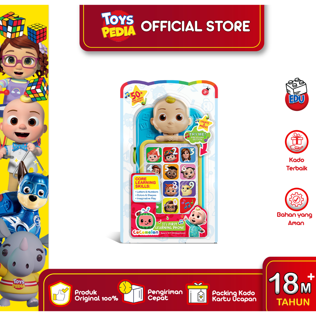 Jual Mainan Cocomelon JJ's First Learning Phone | Shopee Indonesia
