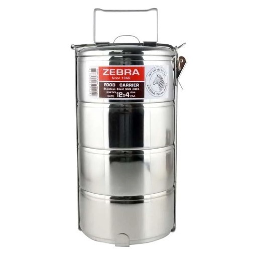 Jual Rantang Susun 4 Stainless / Rantang Zebra Stainless / Rantang 4 ...