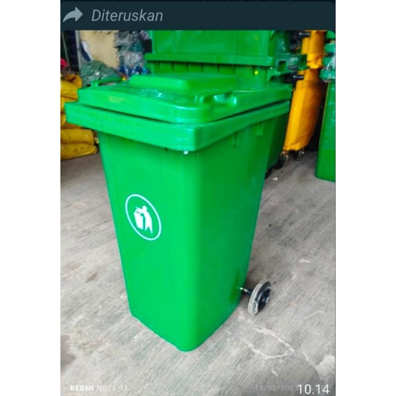 Jual Tempat Sampah Besar Roda 100 Liter Bahan Plastik HDPE Kuat ...