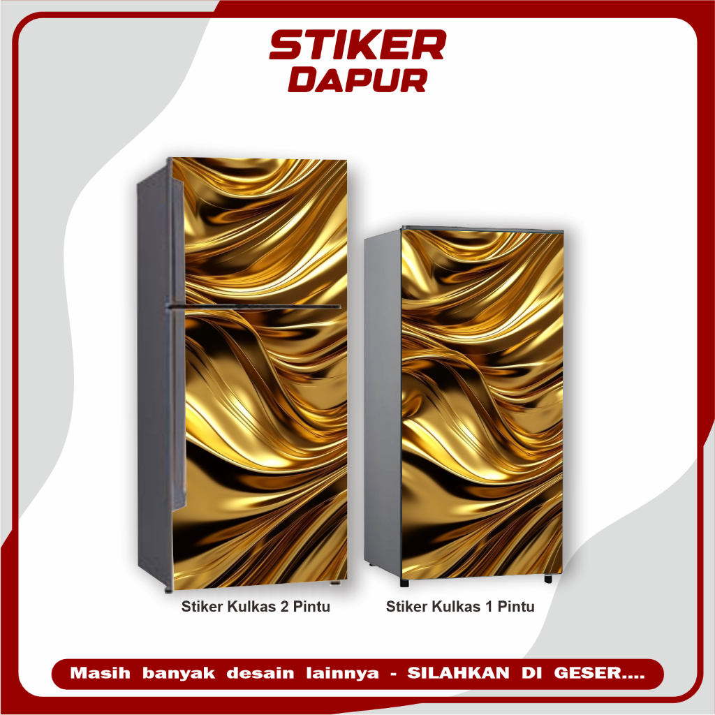Jual Sticker Kulkas Motif Emas dan Mewah | Shopee Indonesia