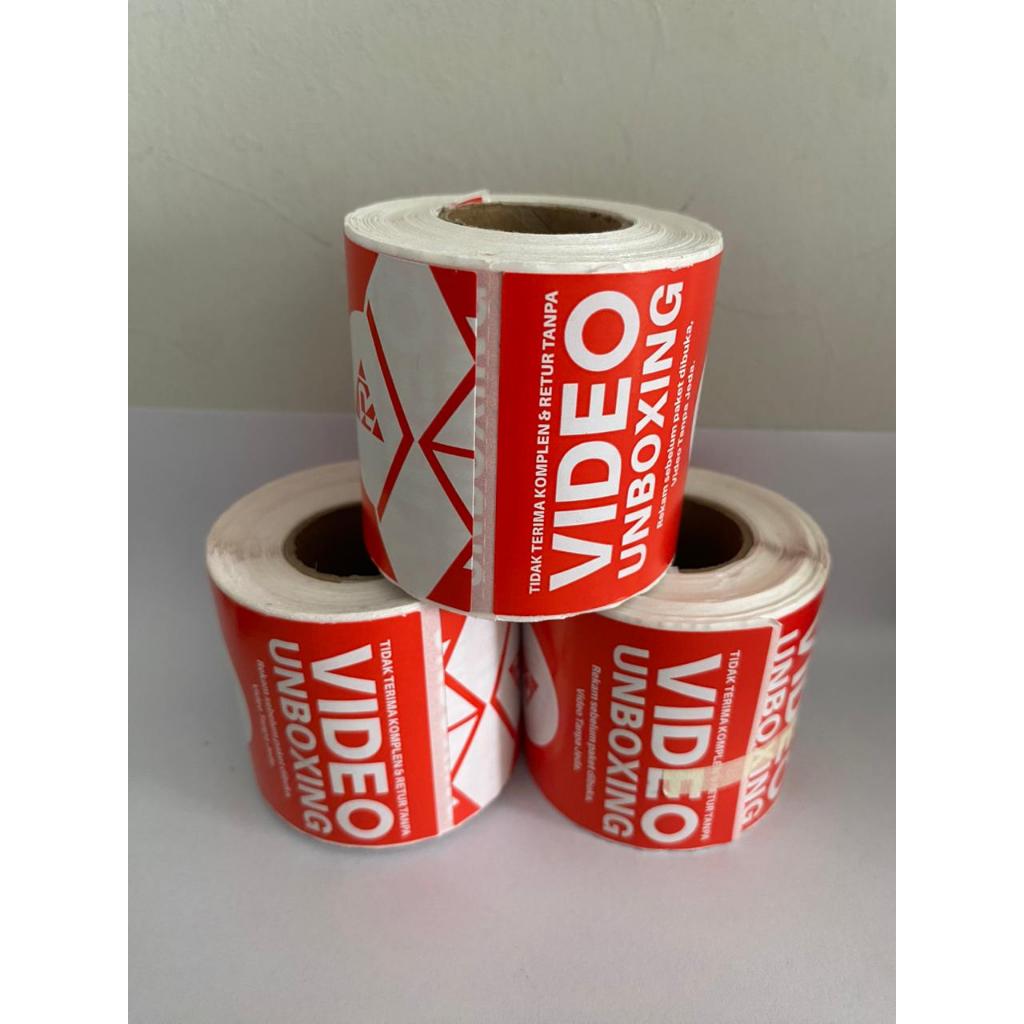 Jual Stiker Video Unboxing / Sticker Unboxing / Label Video Unboxing ...