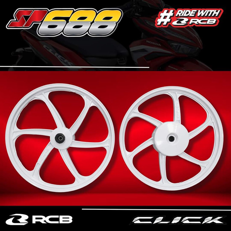 Jual RCB Velg SP688 Vario125/150 140/140-17 putih | Shopee Indonesia