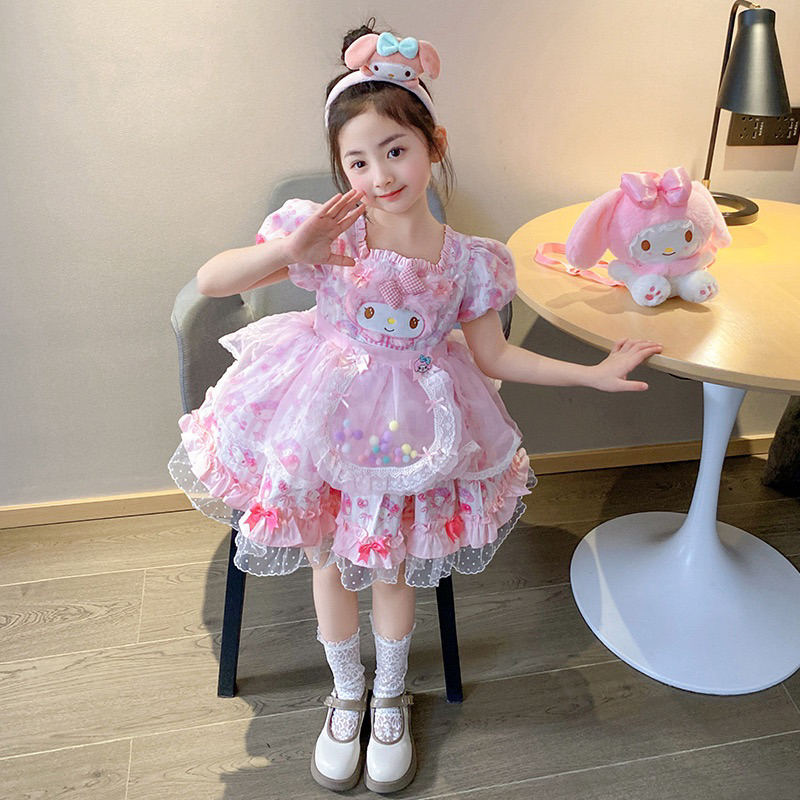 my melody birthday dress Jual PRINCESS Pom pom DRESS SANRIO MELODI dress pesta anak baju ulangtahun anak Choose Your Flavor:Vanilla mousse fresh fruit this My Melody stuffed 90s style teacher outfit Occasion:Daywear