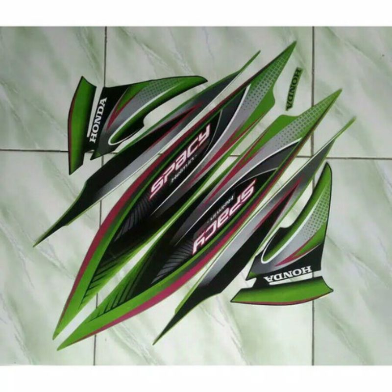 Jual Lis body Stiker Striping Honda Spacy Helm in 2011 Karburator ...