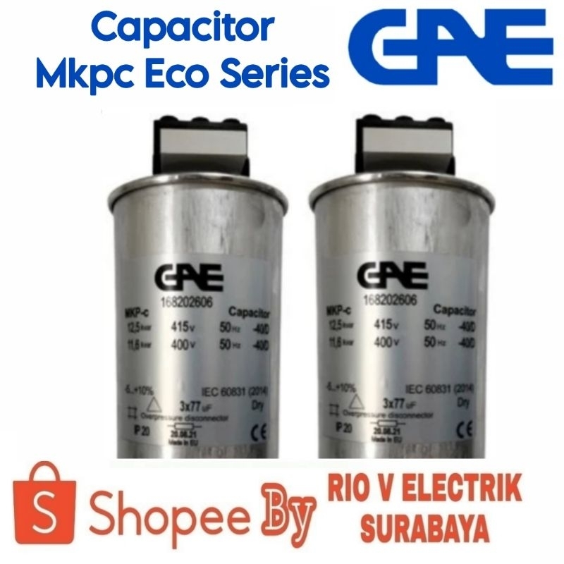 Jual Capacitor Gae Mkpc P Kvar Vac Kvar Kapasitor Bank Gae Mkp C Eco