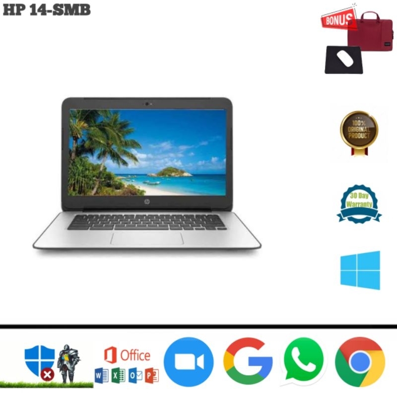 Jual Laptop Hp 14 Smb Celeron N2840 Ram 4gb Ssd 128gb Win 10 Free Tas And Mouse Shopee Indonesia 9459