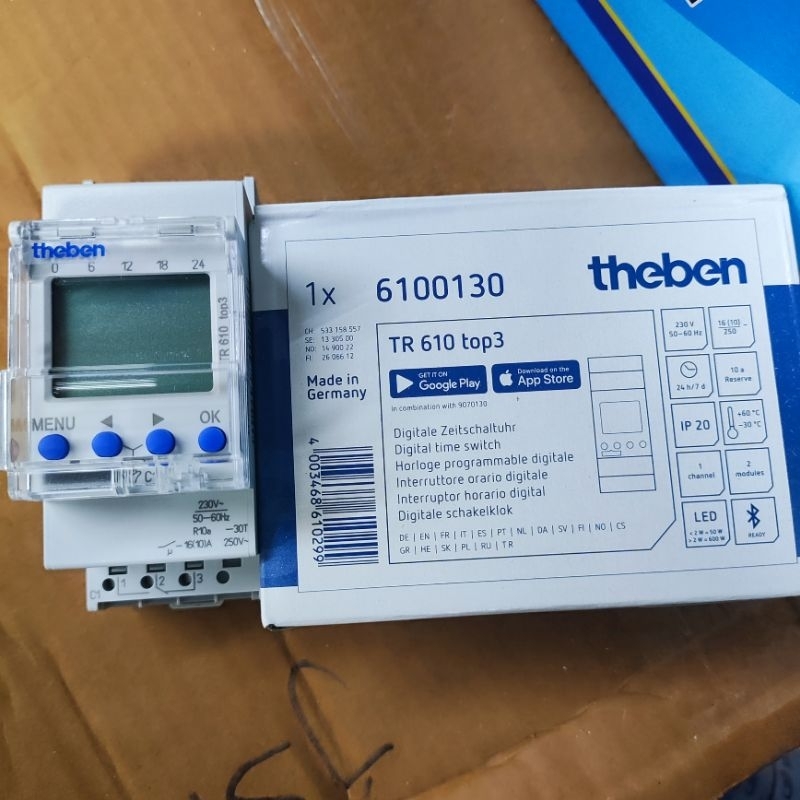 Jual TIMER THEBEN DIGITAL TOP3 TR610 ORIGINAL GERMANY | Shopee Indonesia