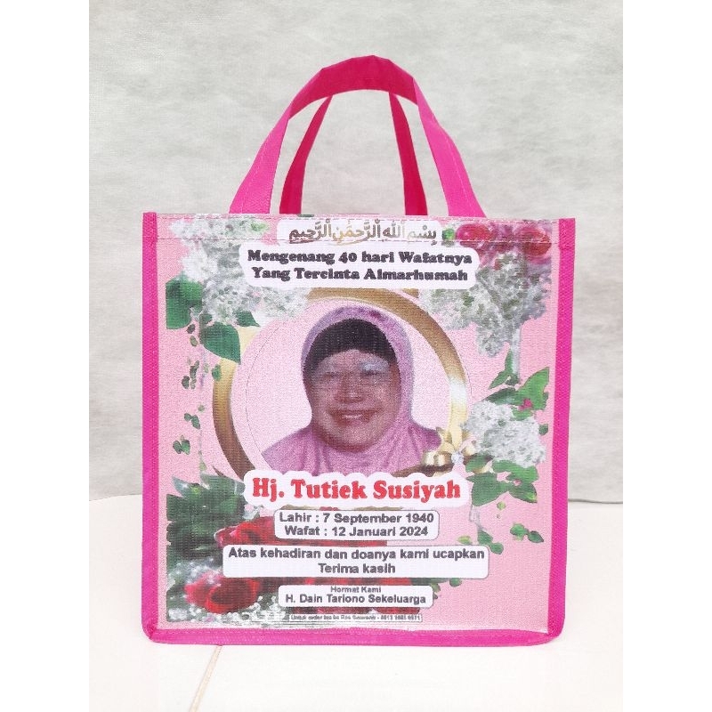 Jual Tas Selamatan Printing 20x20 minimal order 12 pcs | Shopee Indonesia