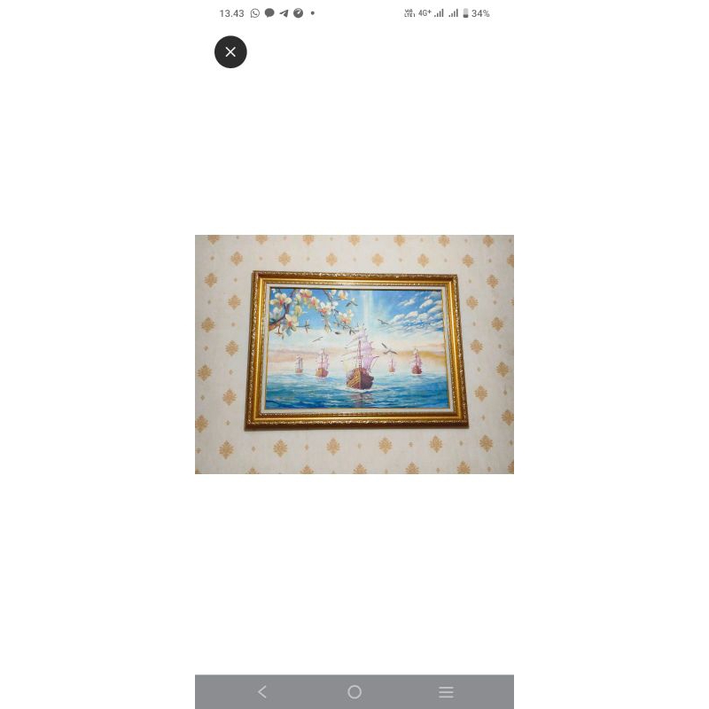 Jual lukisan motif kapal | Shopee Indonesia