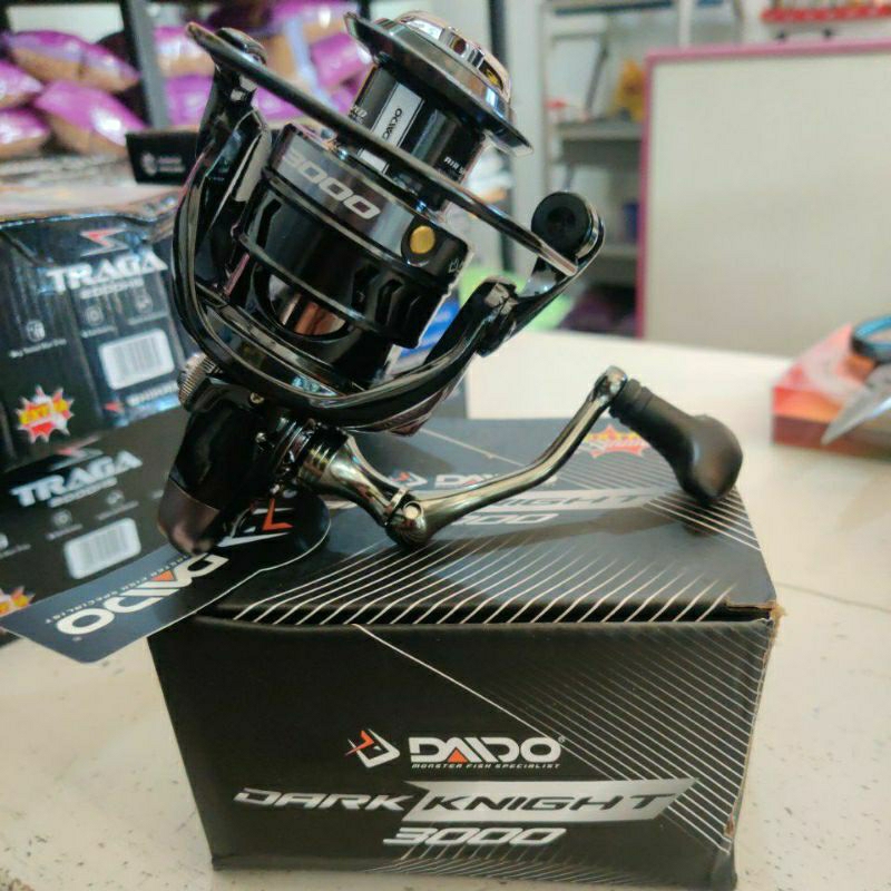 Jual REEL PANCING IKAN DAIDO DARK KNIGHT 2000, 3000 POWER HANDLE
