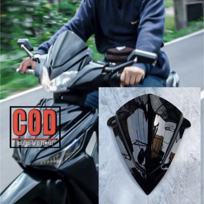 Jual Visor Supra x 125 FI Pelindung Angin WindShield Supra x 125 Injeksi Shopee Indonesia