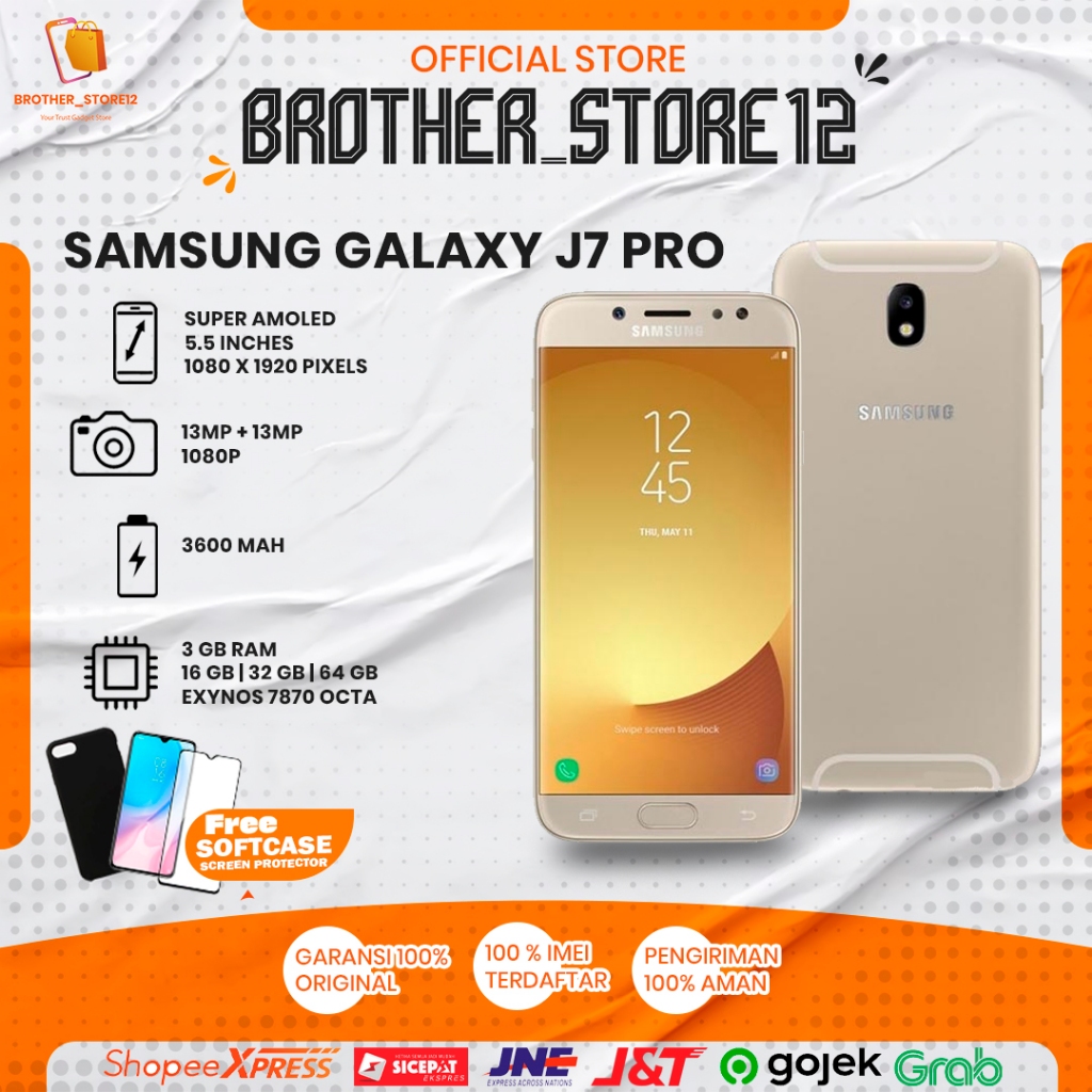 Jual samsung j7 pro second original sein | Shopee Indonesia