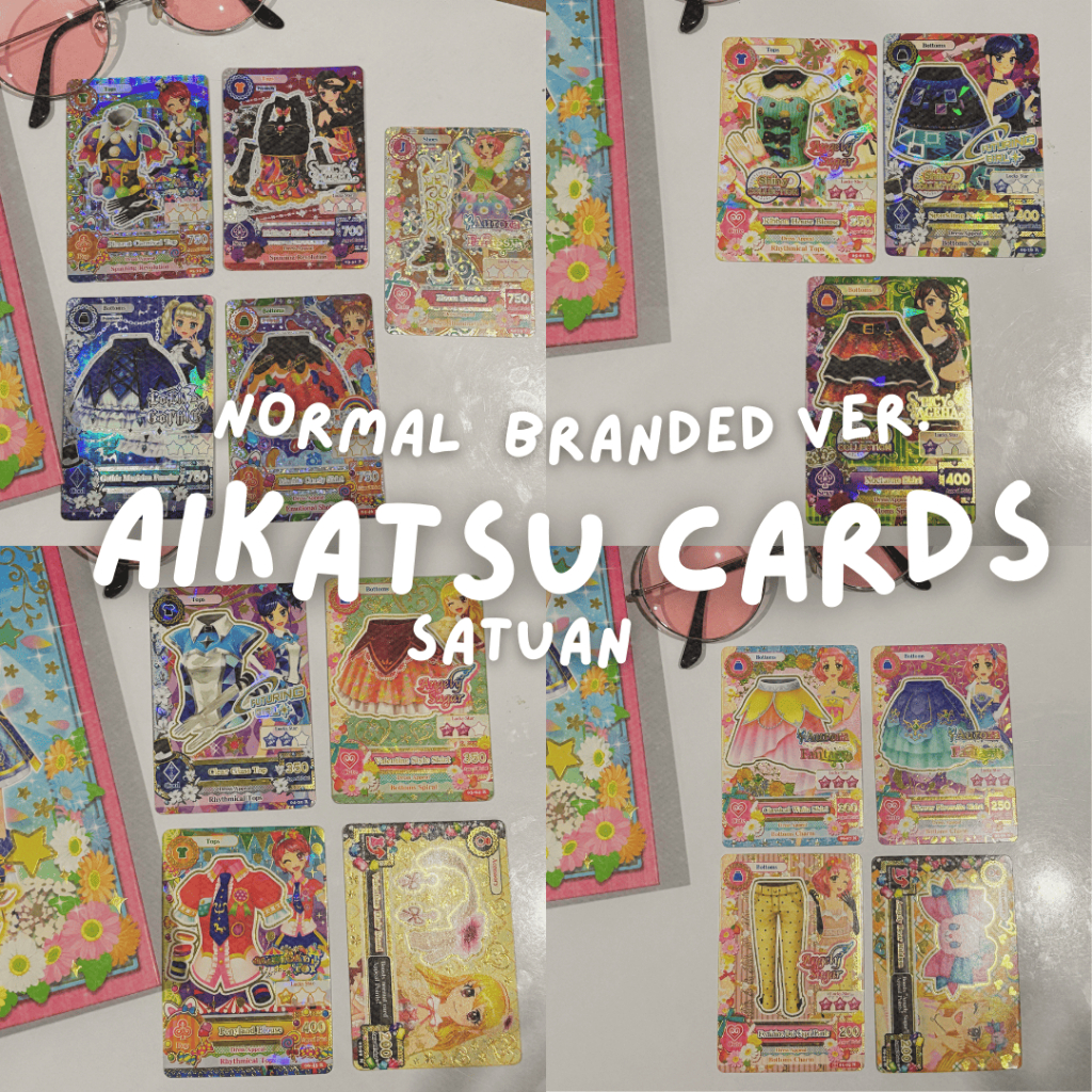 Jual [SATUAN Normal Branded] Kartu Aikatsu/Aikatsu Cards | Shopee Indonesia