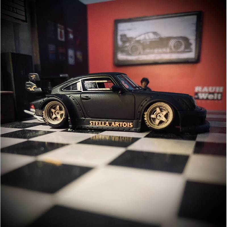 Motorsports - Tarmac 1/43 RWB Porsche 930 Stella Artois
