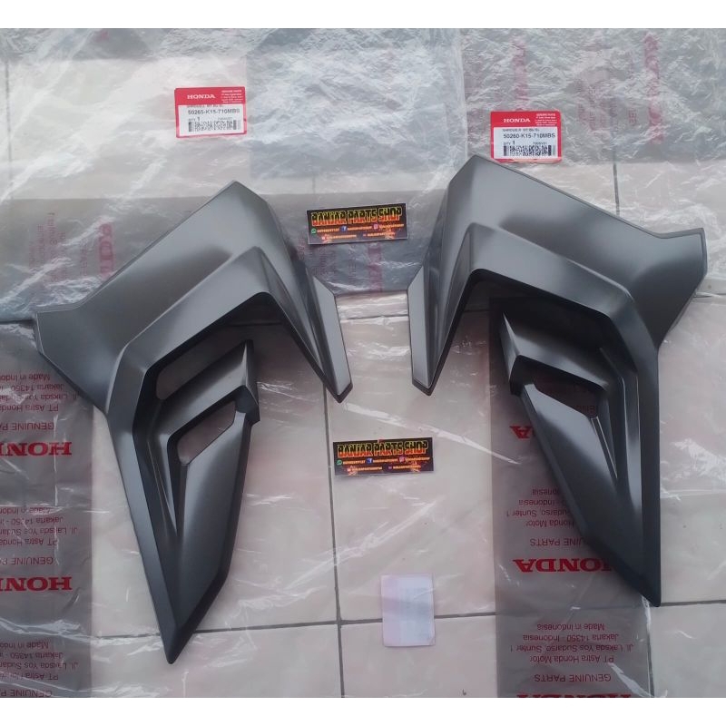 Jual Shroud Cowl Cover Body Tangki Sayap Tangki Cb R New V Abu Abu