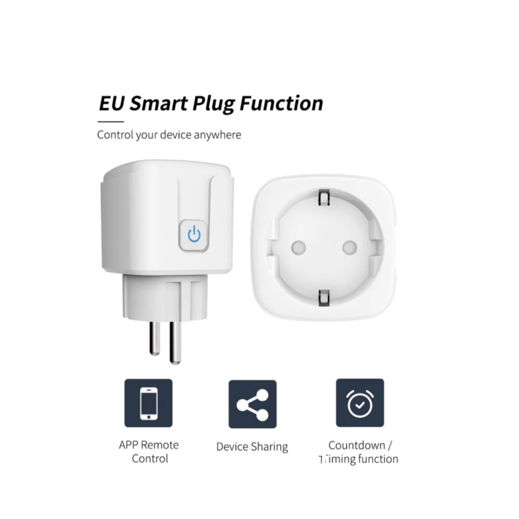 Jual Wifi Smart Plug Socket 16A / Wifi Stop Kontak Colokan Smart Switch ...