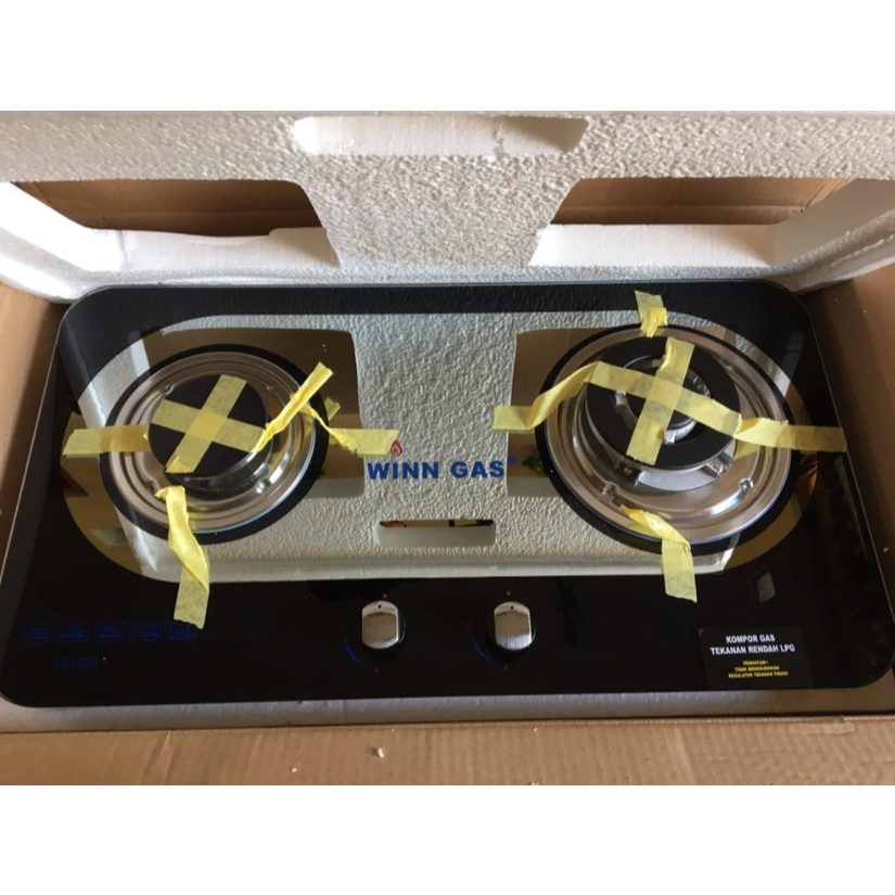 Jual Kompor Gas Kaca Mewah / Glass W888 W 888 W-888 Winn Gas 2 Tungku ...