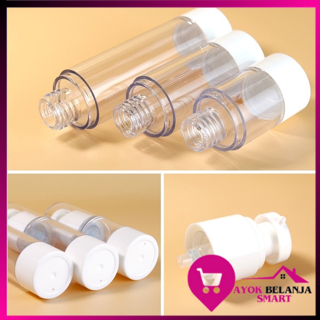 Jual ABS Botol Refill Vacuum 50Ml Bottle Pump Lotion Airless 80Ml Botol ...