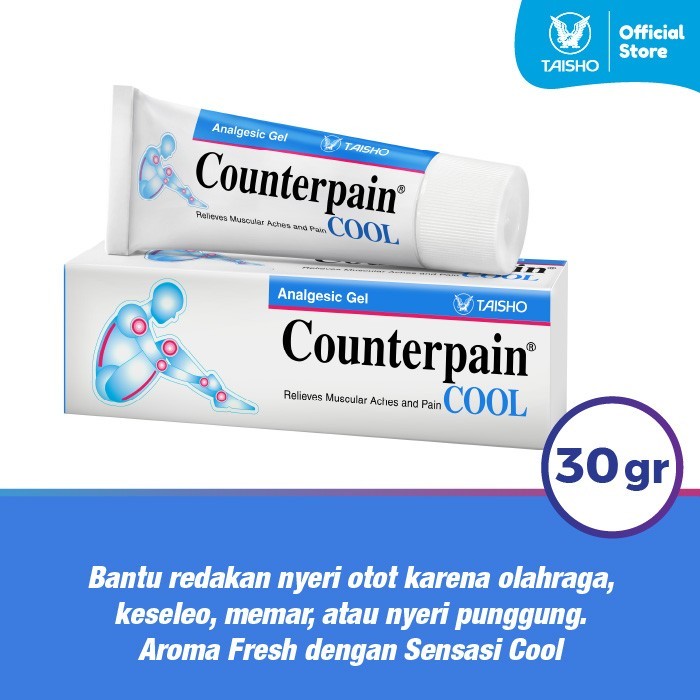 Jual Counterpain Cool 30 Gr Pereda Nyeri Otot Sendi Shopee Indonesia