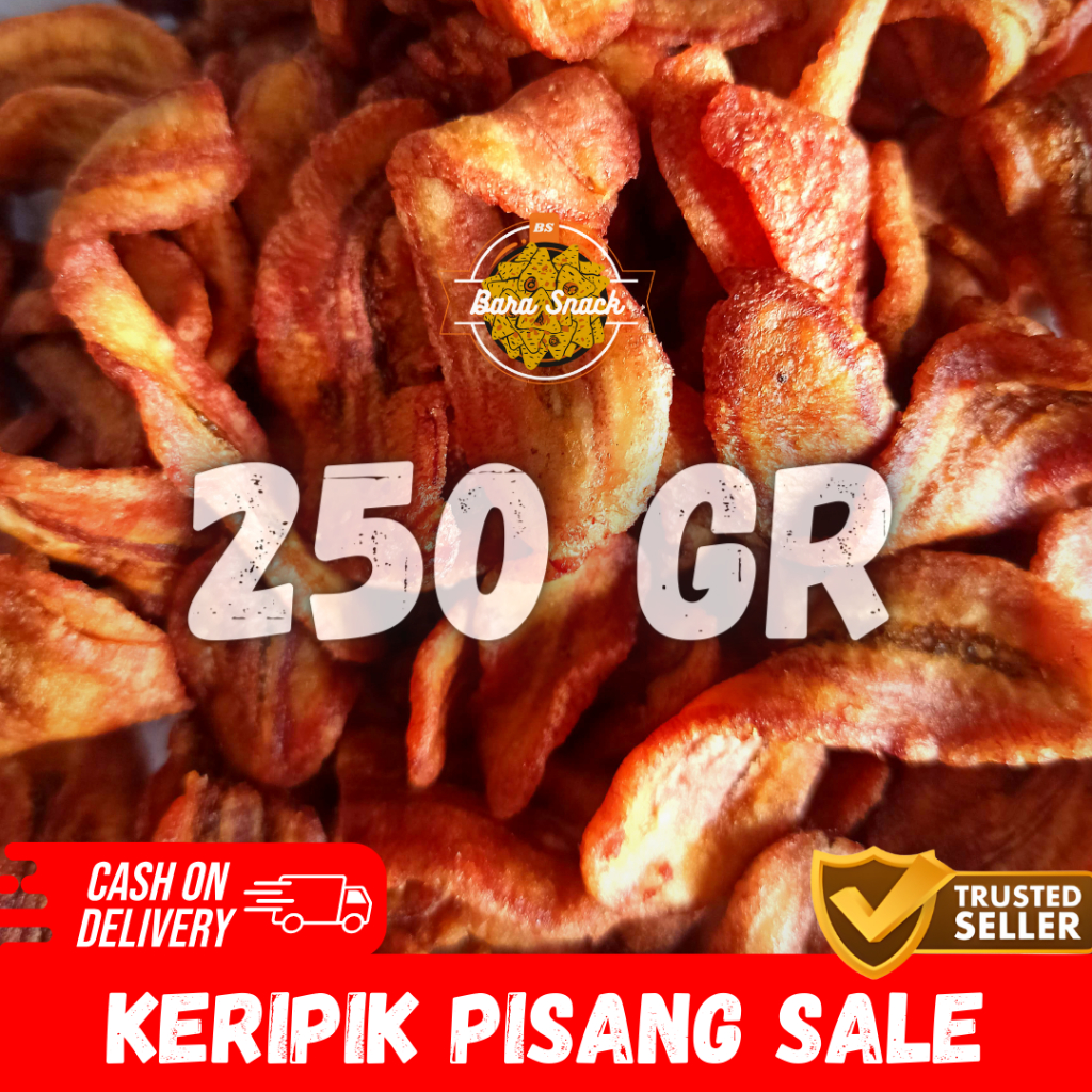 Jual [ 250gr ] Keripik Sale Pisang Kering Manis Sale Pisang Crispy