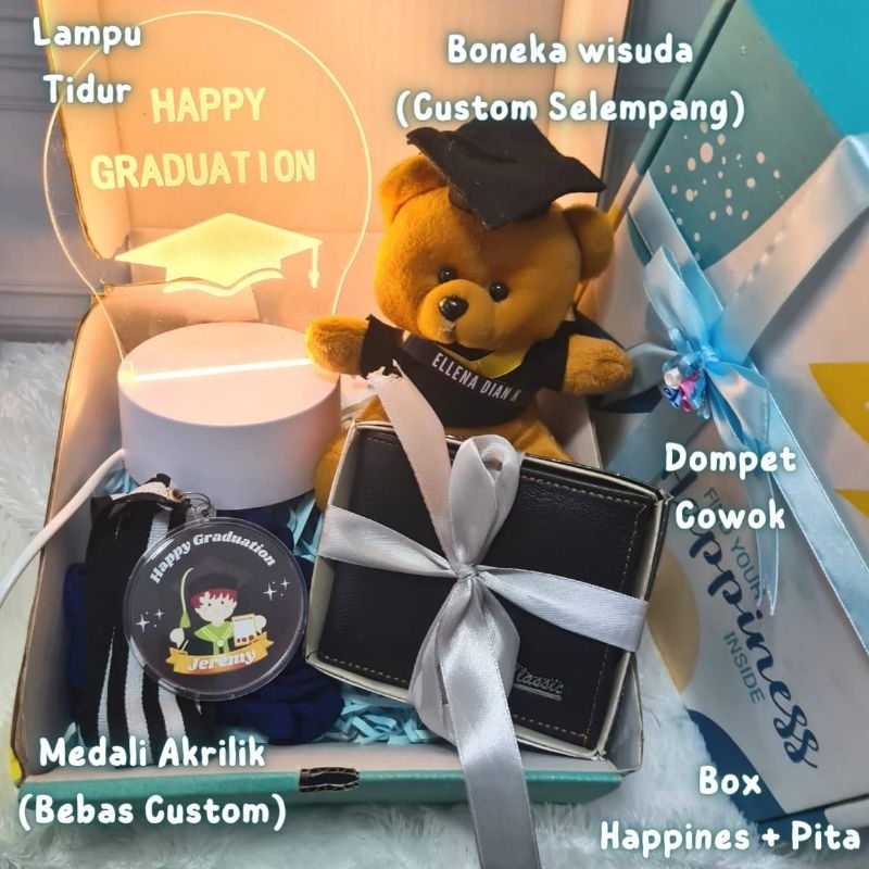 Jual Hampers Wisuda Cowok Kado Wisuda Medali Graduation ( LBD ...
