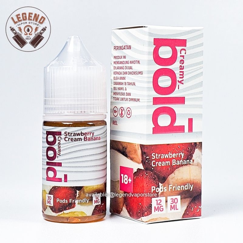 Jual SALT NIC - LIQUID BOLD Creamy Series 30ML 12MG AUTHENTIC | Shopee ...