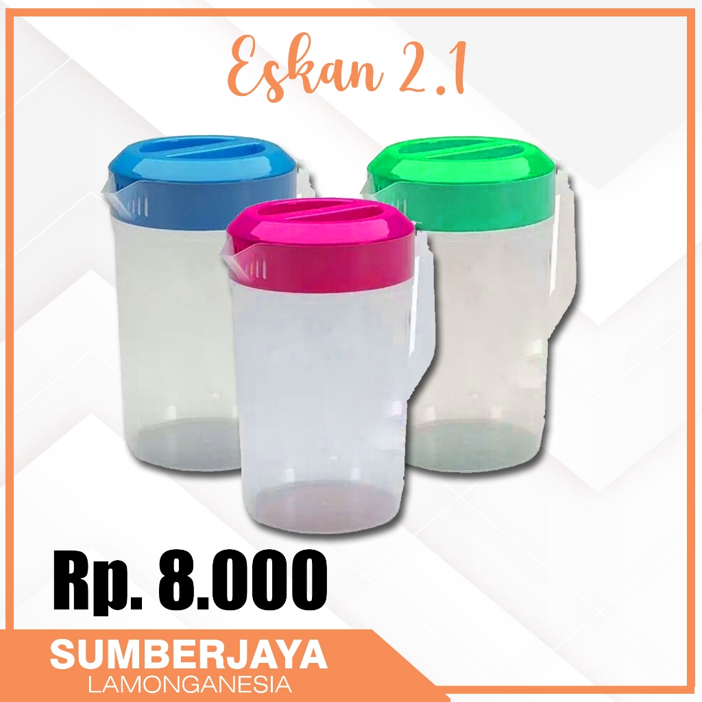 Jual Eskan Plastik Liter Eskan Plastik Lt Eskan Plastik Liter Teko Plastik Liter