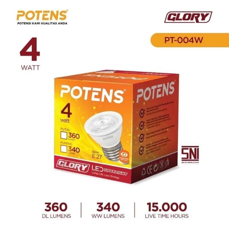 Jual Lampu LED Spotlight PT-004W / PT-006W Potens | Shopee Indonesia