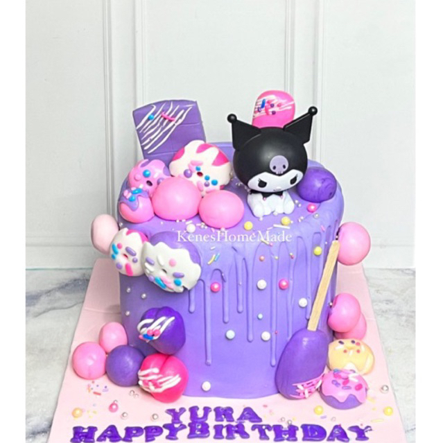 Jual Kue Ultah Kuromi / Cake Ultah Kuromi | Shopee Indonesia