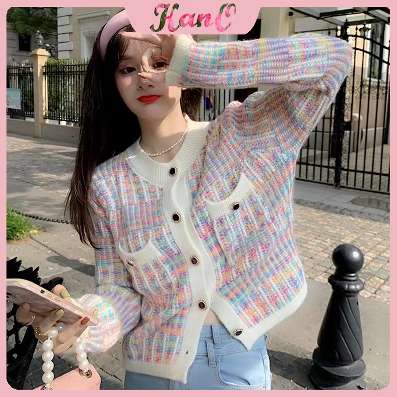 Jual KANO Cardigan Rajut Premium Aneka Warna Outer Rajut Knit Soft ...