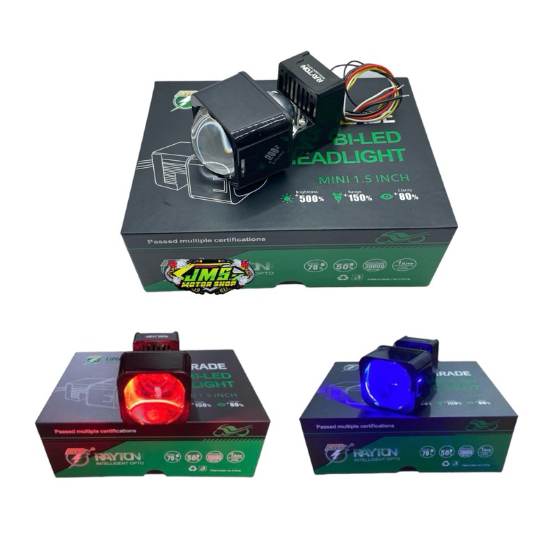 Jual ORIGINAL RTD LAMPU UTAMA BILED MATRIX 1.5 INCH RAYTON RTD 50 WATT ...