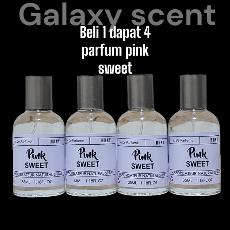 Jual Promo Beli 1 Dapat 4 Parfum Holorush Pink Sweet Parfum Wanita