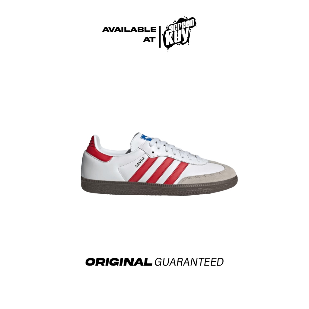 Jual Adidas Samba OG White Red Gums 100% Original BNIB (Free Papperbag ...