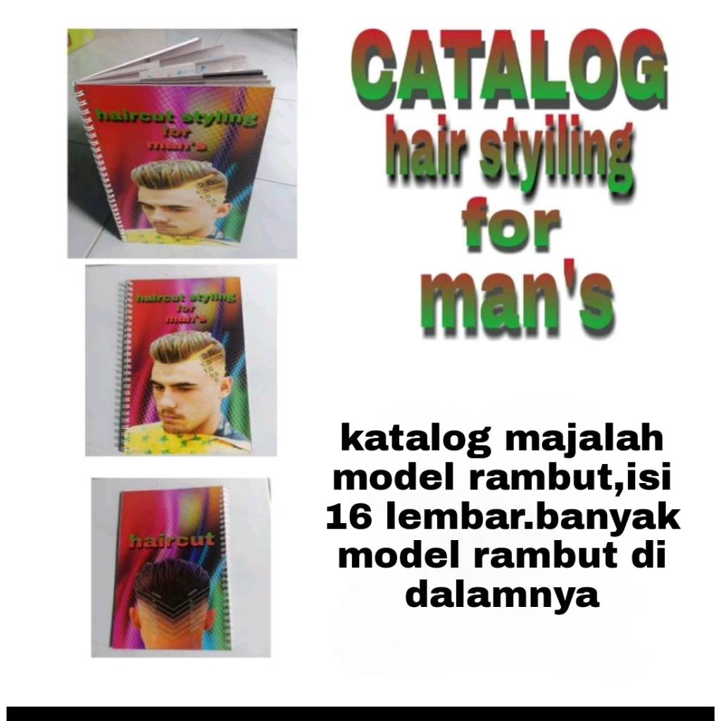 Jual KATALOG MODEL RAMBUT PRIA TERBARU,UKURAN MAJALAH | Shopee Indonesia
