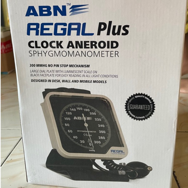 Jual TERMURAH Tensimeter ABN Regal Clock Aneroid Model Deskop alat ukur ...
