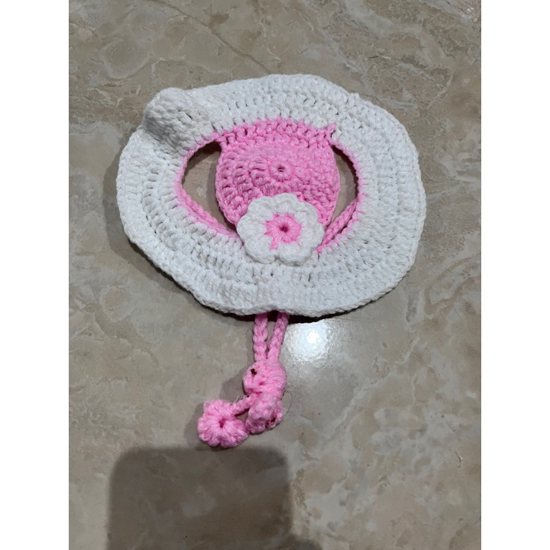 Jual PART 1 TOPI RAJUT KUCING kalung kucing rajut topi hewan kucing ...