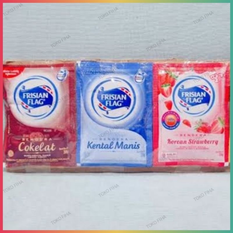 Jual Skm Frisian Flag Putih And Coklat 38gr Per Sachet Shopee Indonesia