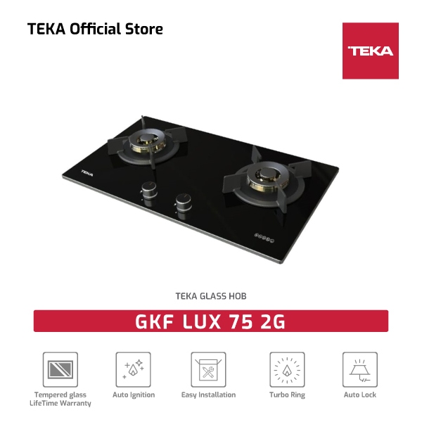 Jual Teka Kompor Tanam Kaca 2 Tungku GKF 75 2G With Alumunium Frame ...