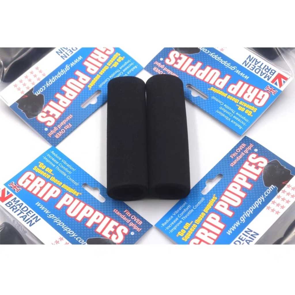 Grip Puppy Comfort Grips For Indian Middleweight Motorcycles | Black, Anti-Vibration With 5-Year Warranty