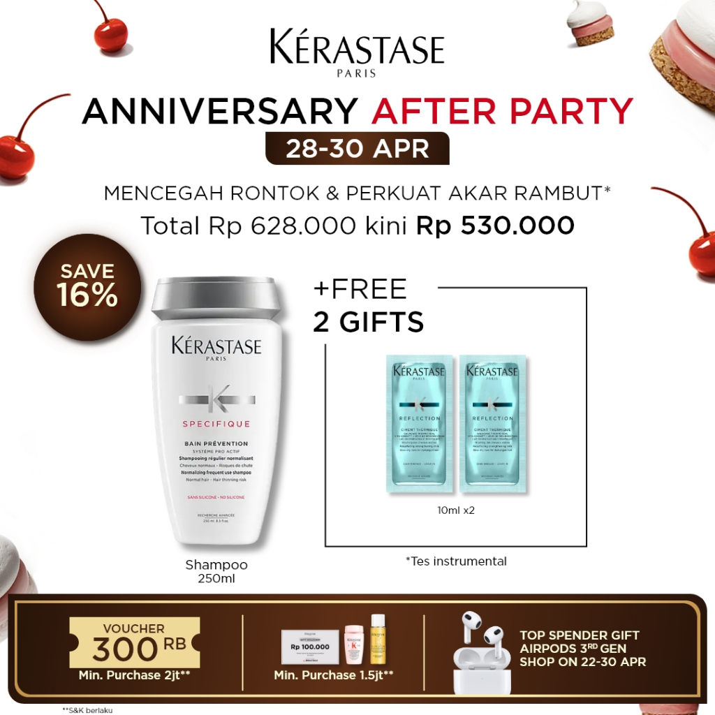 Jual Kerastase Shampoo untuk Rambut Rontok Bain Prevention 250ml Anti