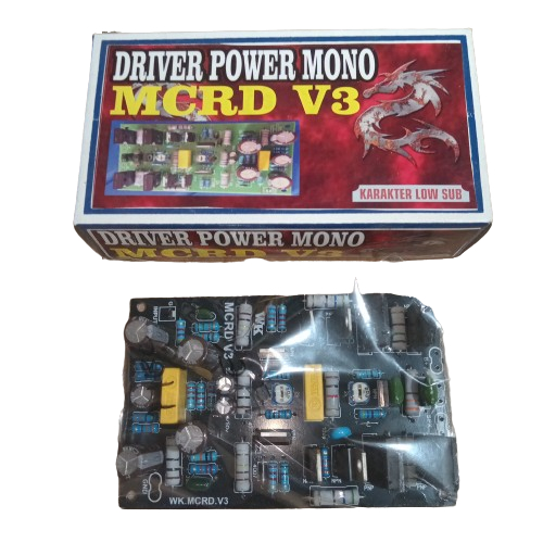 Jual Driver Power Amplifier MCRD V3 Mono Low Sub | Shopee Indonesia
