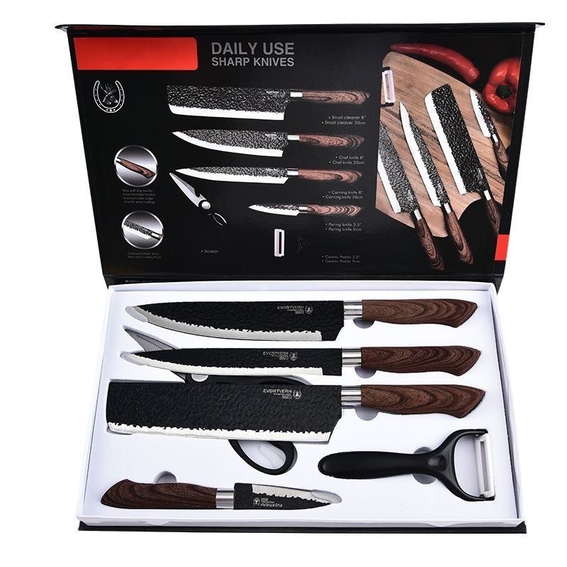 Jual Pisau Dapur Set In Piasu Dapur Black Set In Knife Set