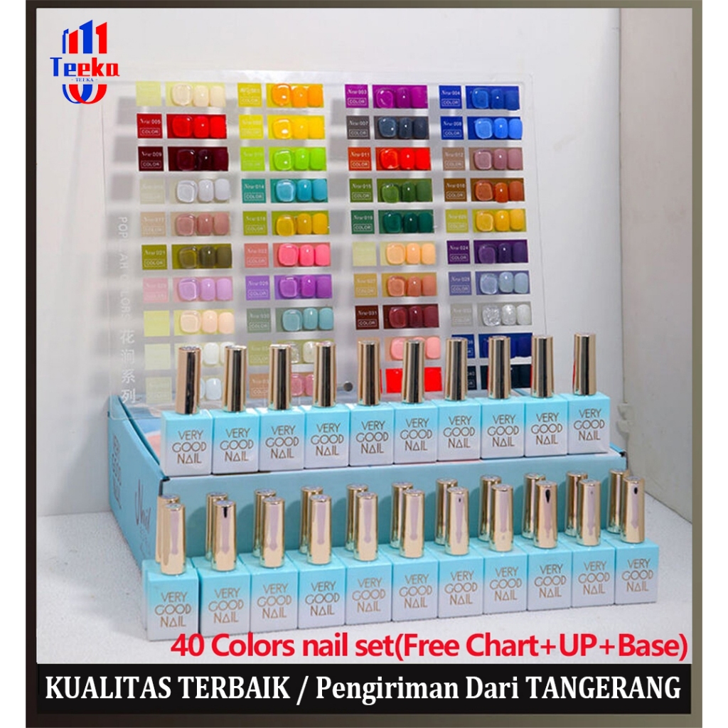 Jual TEEKA sansu macaron kutek gel set 60 58 42 40 24 22 12 warna 15ml