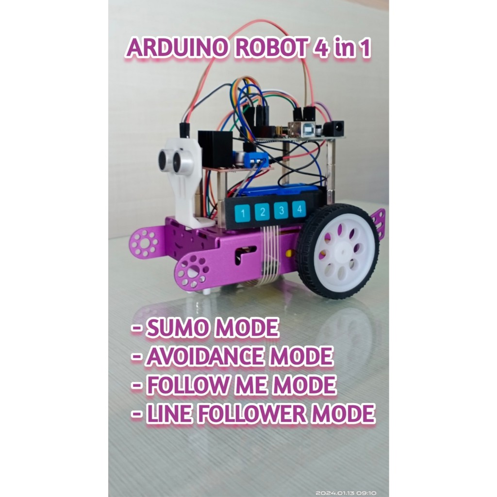 Jual Robot Arduino Robot 4 in 1 + Source Code Program | Shopee Indonesia